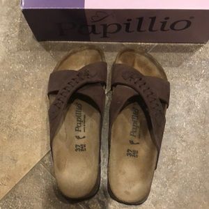 Birkenstock Daytona Sandal, Sz 37, Brown